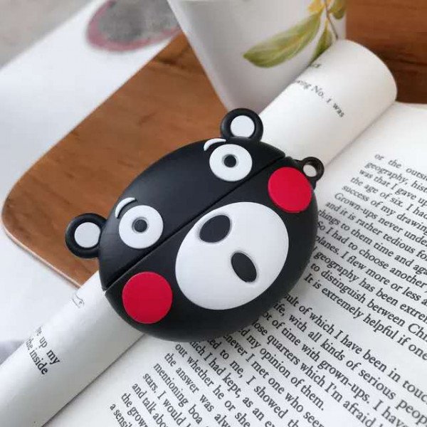 Wholesale Cute Design Cartoon Silicone Cover Skin for Airpod (1 / 2) Charging Case (Surprise Bear)